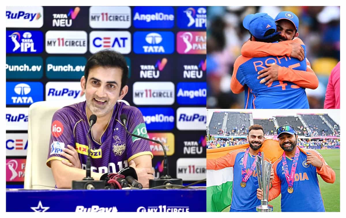 Gautam Gambhir lauds Rohit Sharma and Virat Kohli after they announce retirement from T20Is