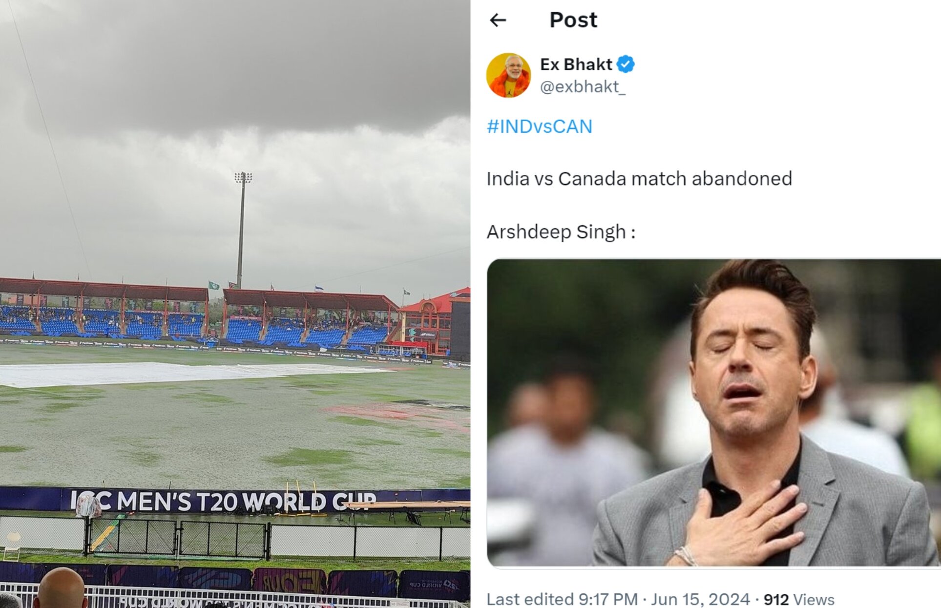 Funny memes galore as IND vs CAN clash at ICC T20 World Cup 2024 gets