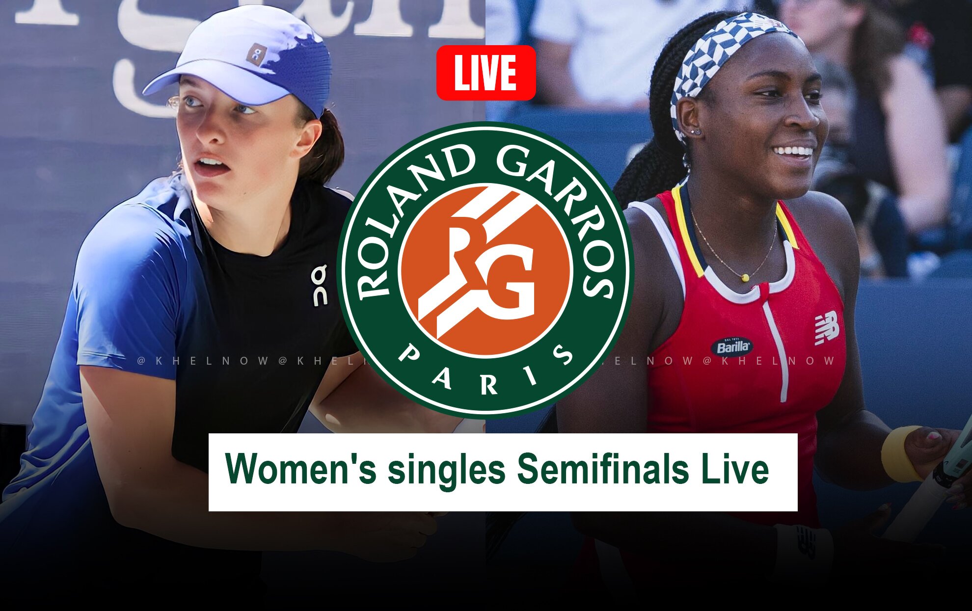 Iga Swiatek vs Coco Gauff Live Updates, French Open 2024Middle East