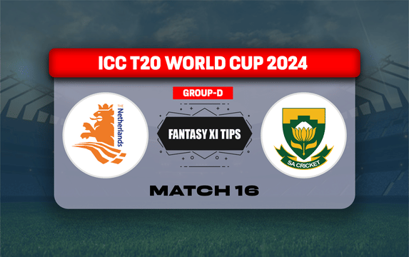NED vs SA Dream11 Prediction, Dream11 Playing XI, Today Match 16, ICC T20 World Cup 2024