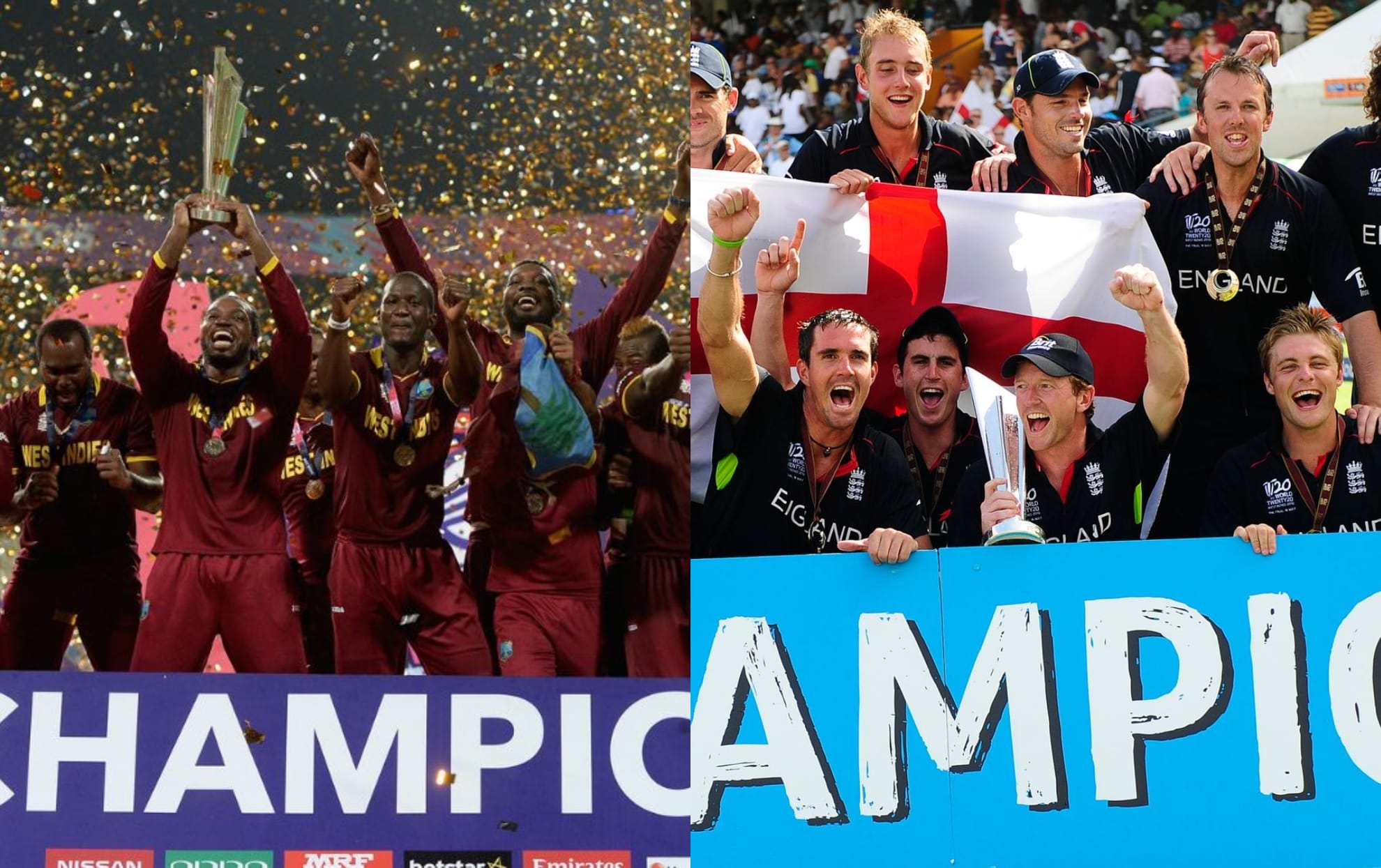 T20 World Cup का खिताब सबसे ज्यादा बार जीतने वाली टीमों की लिस्ट