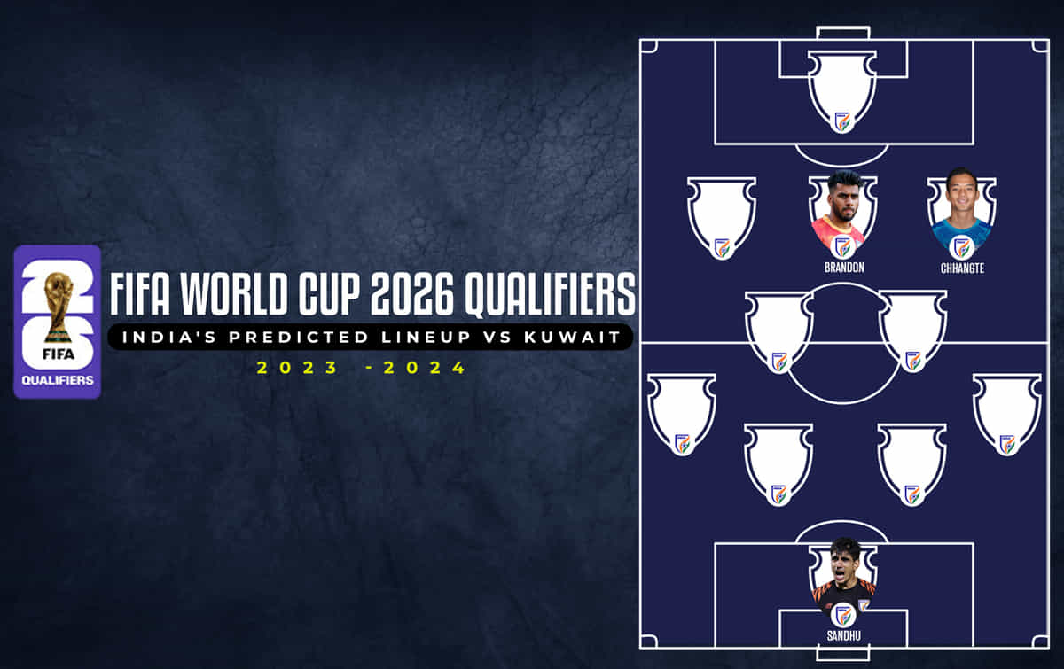 India predicted lineup for Kuwait clash in FIFA World Cup Qualifiers 2026