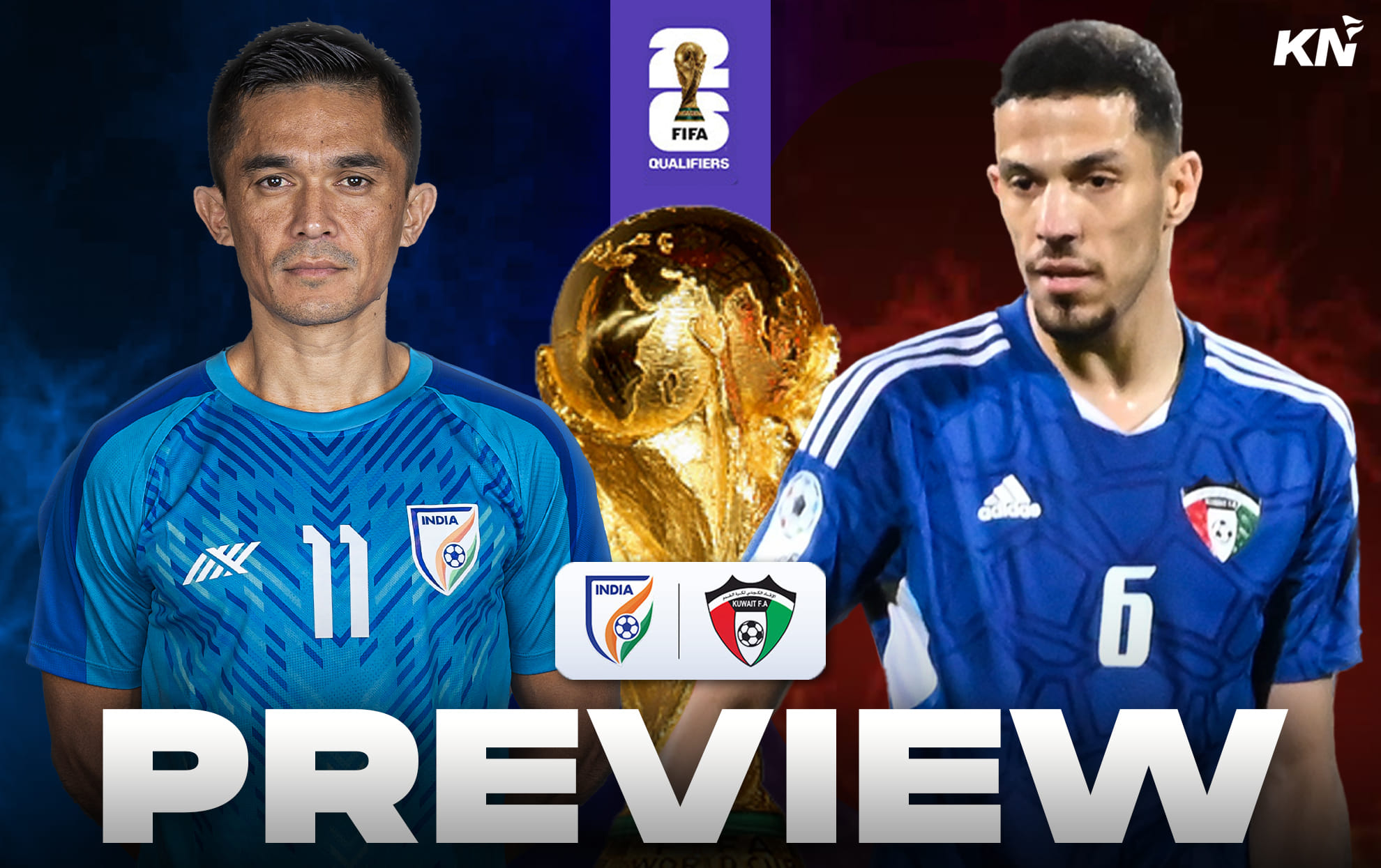 India vs Kuwait Preview, predicted lineup, injury news, H2H, telecast | 2026 FIFA World Cup Qualifiers