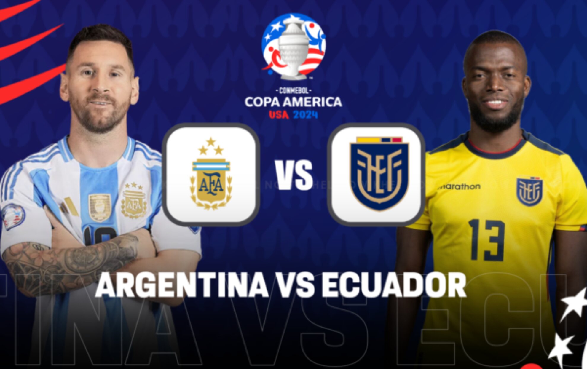 Argentina 1(4) vs Ecuador 1(2) Highlights Copa America 2025