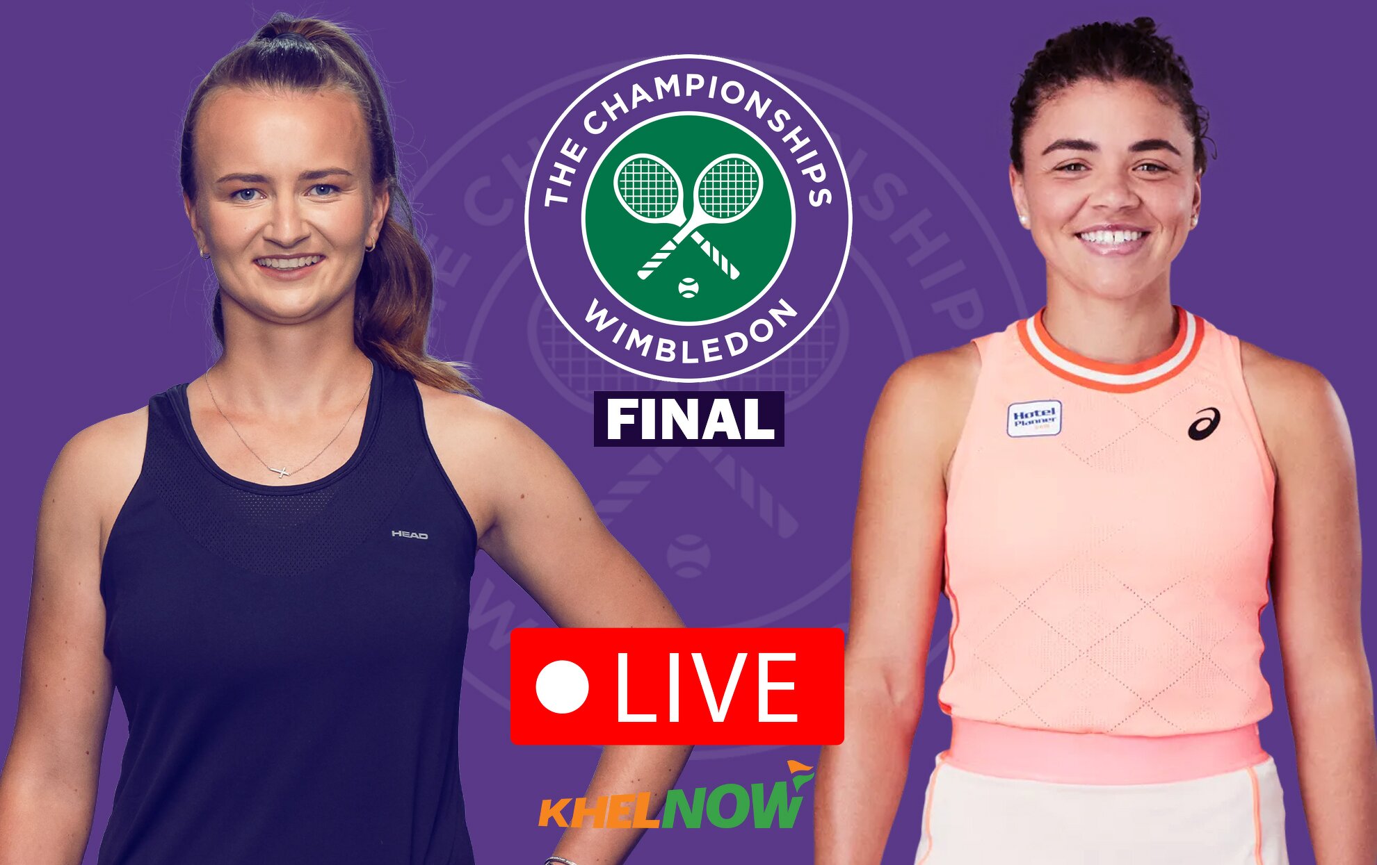 Wimbledon 2024 women's final What time does Jasmine Paolini vs Barbora