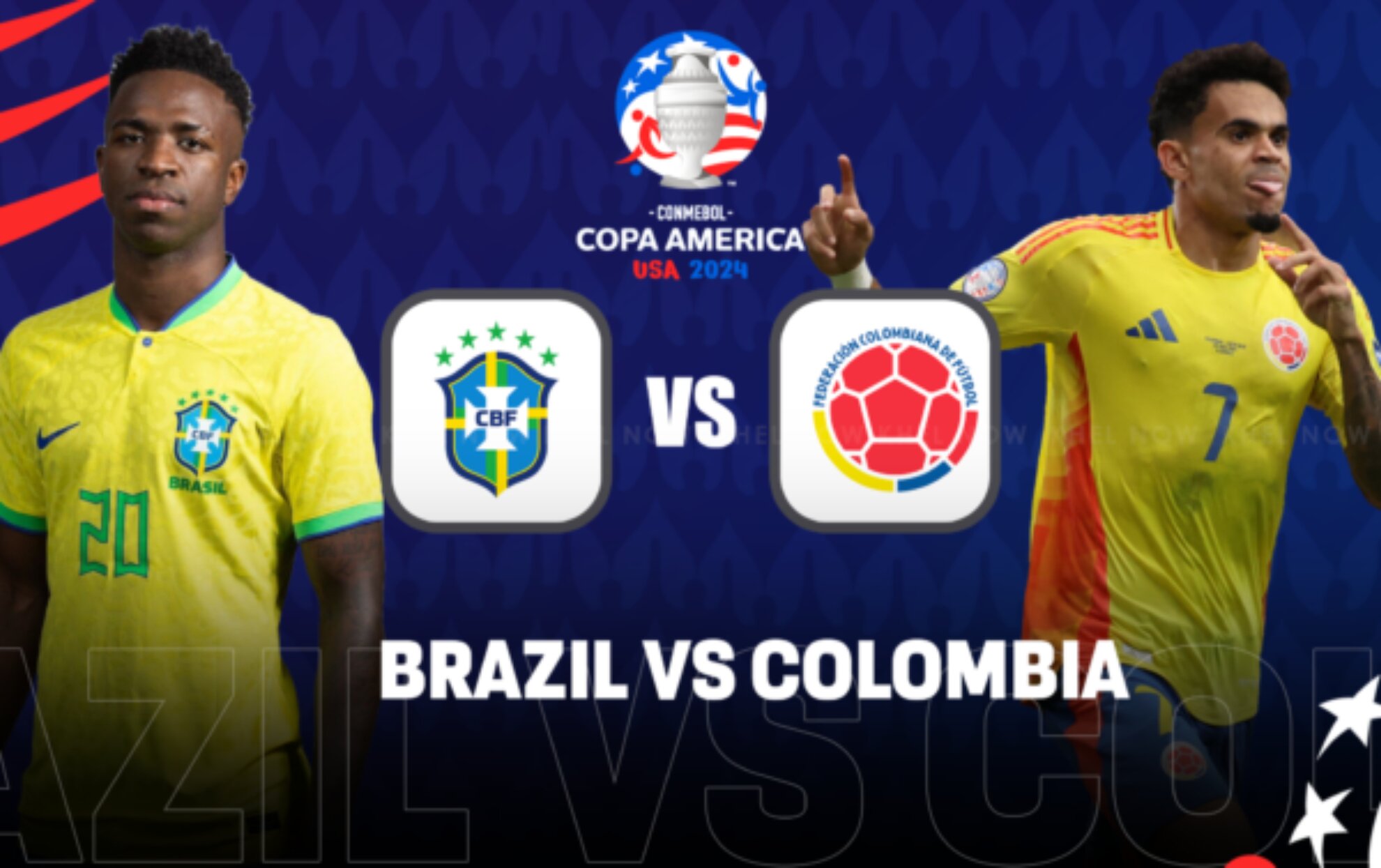 Brazil vs Colombia Live streaming, TV channel, kickoff time & where