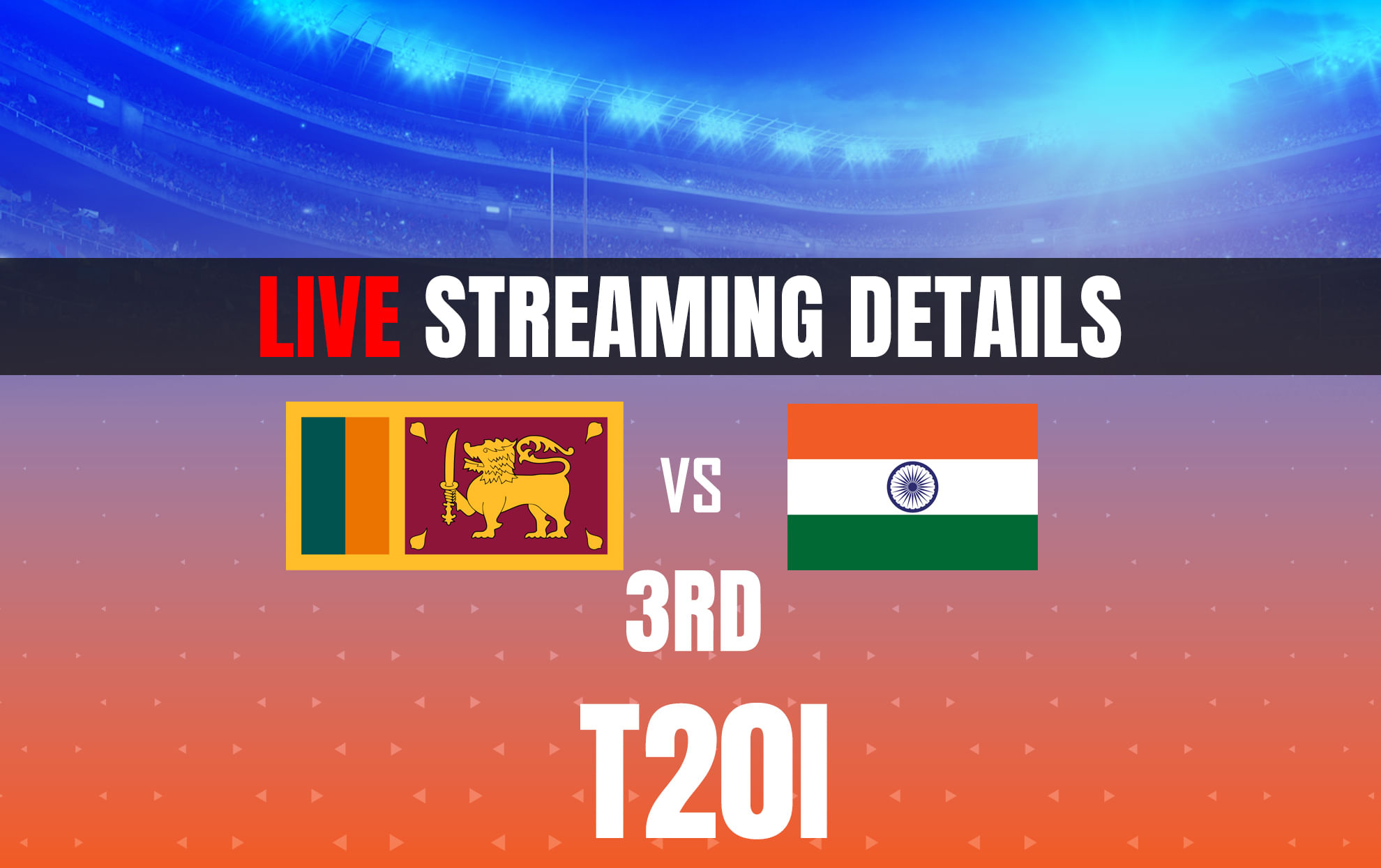 IND vs SL: Live streaming details, when and where to watch 3rd T20I of India's tour of Sri Lanka 2024