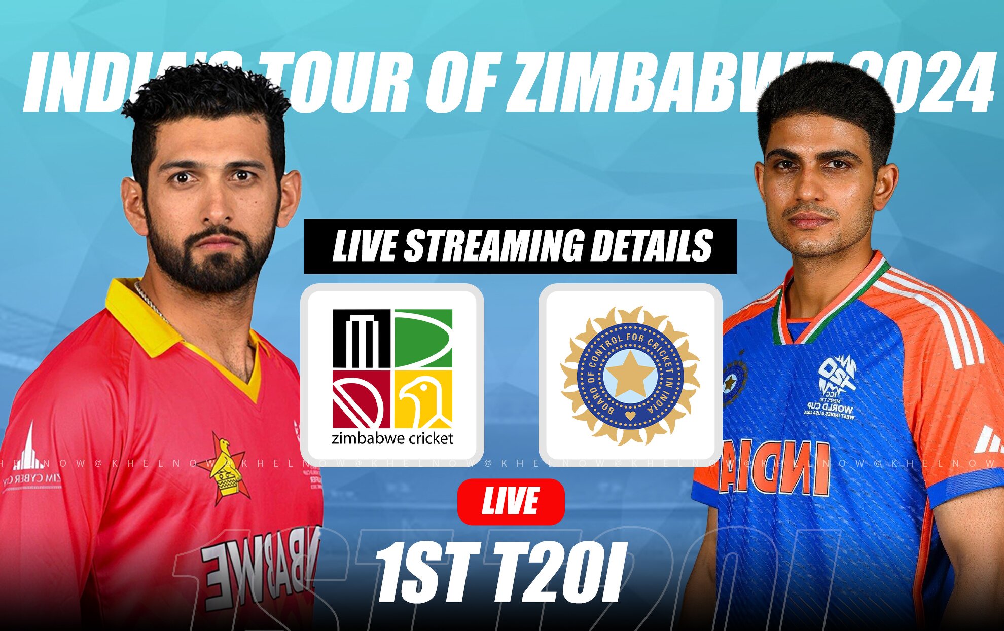 IND vs ZIM Live streaming details, when and where to watch 1st T20I of