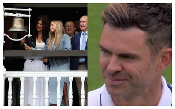 [Watch] James Anderson gets emotional as his daughter rings the bell at the Lord's for his farewell test