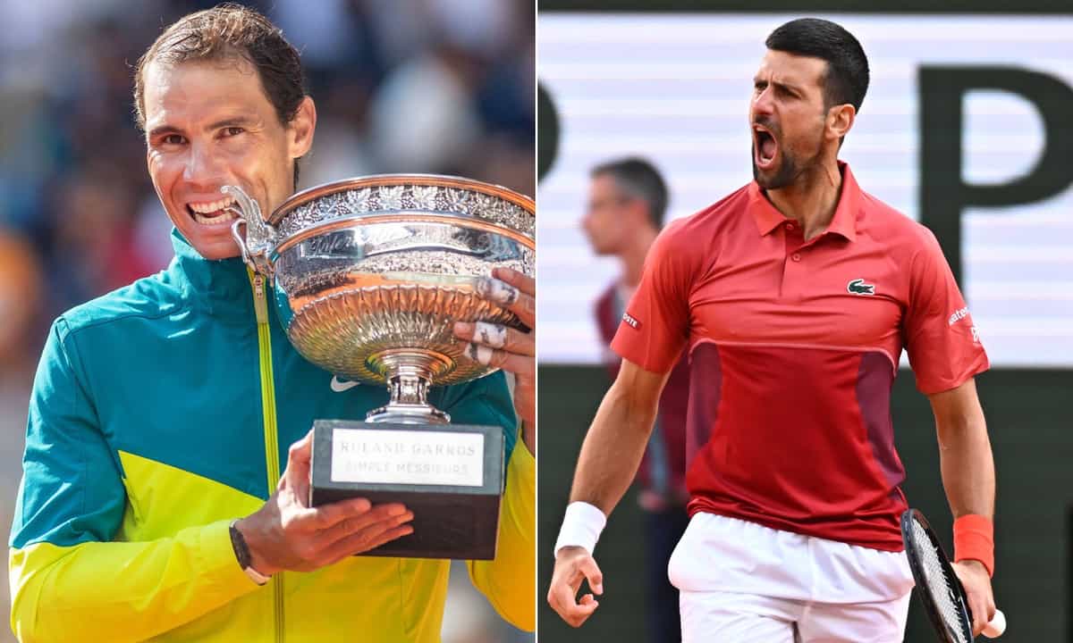 Novak Djokovic vs Rafael Nadal head-to-head record
