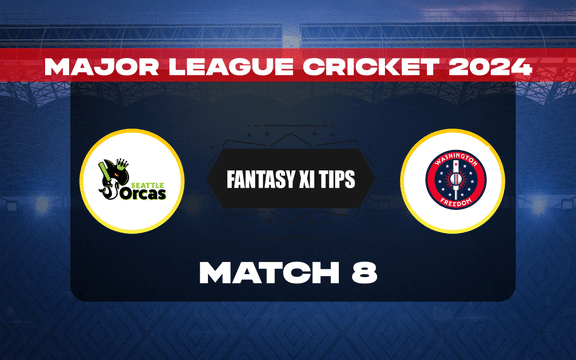 SEA vs WAS Dream11 Prediction, Dream11 Playing XI, Today Match 8, MLC 2024