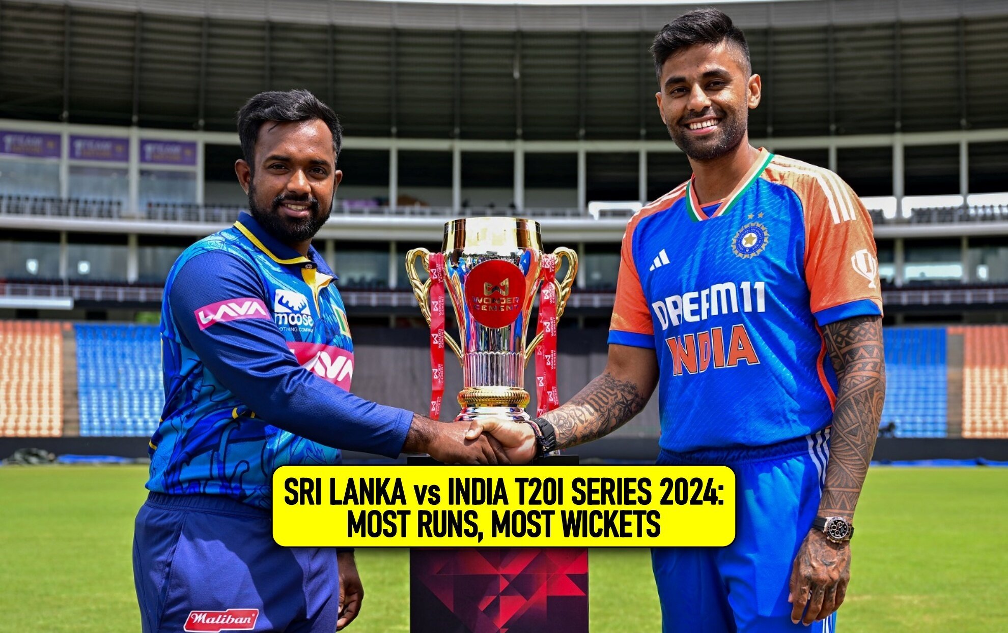 SL vs IND 2024 Most runs, most wickets after 3rd T20I, Pallekele