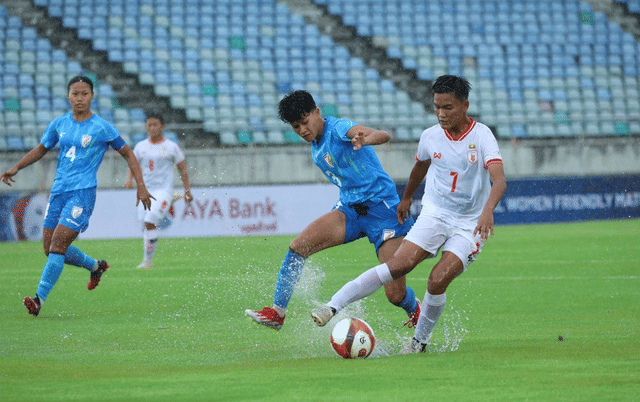 India Women's football team hold Myanmar to draw in second International friendly