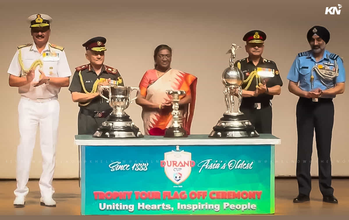 Durand Cup 2024: President Draupadi Murmu flags-off trophy tour