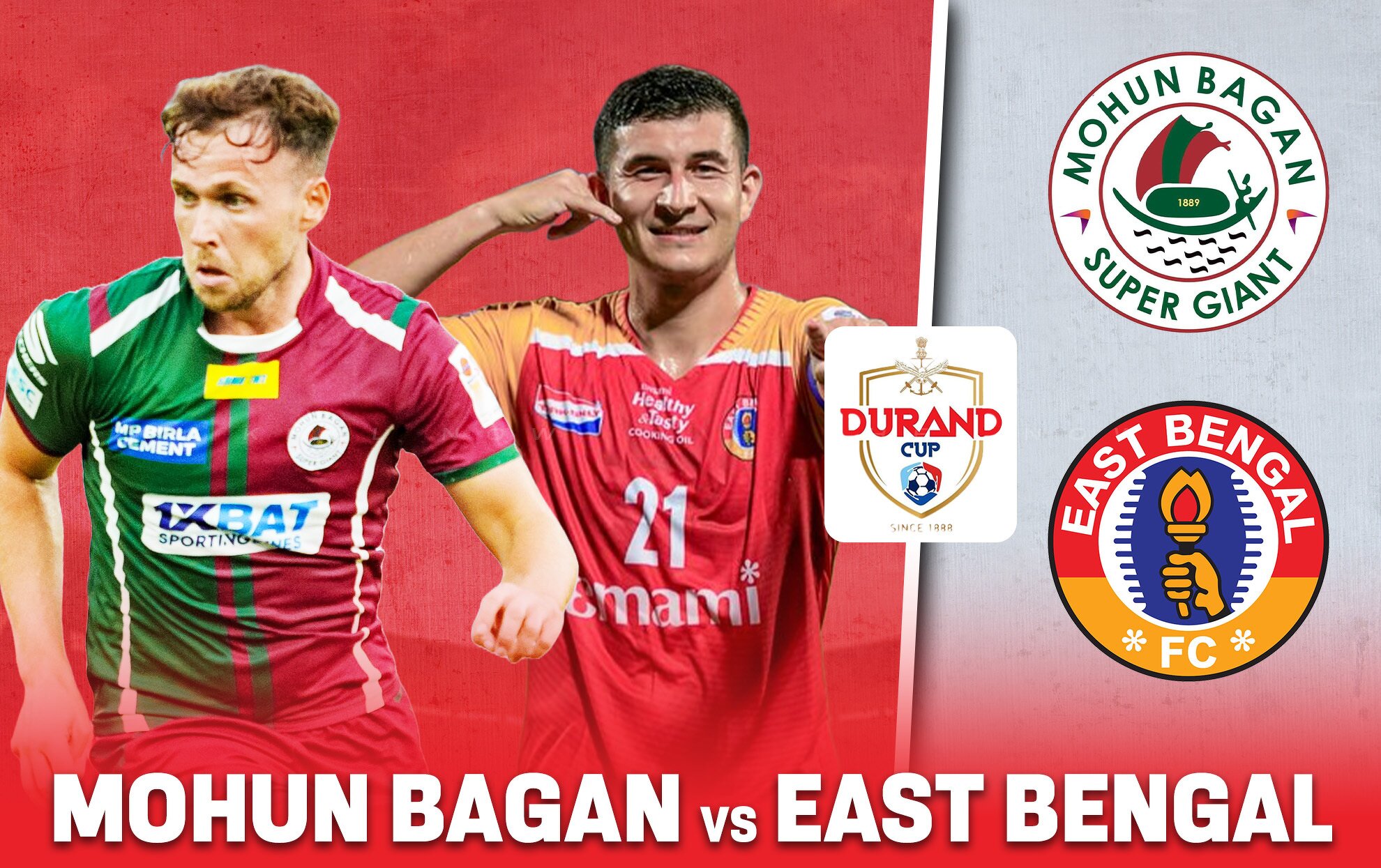 Ticket details for Mohun Bagan Vs East Bengal Kolkata Derby Durand