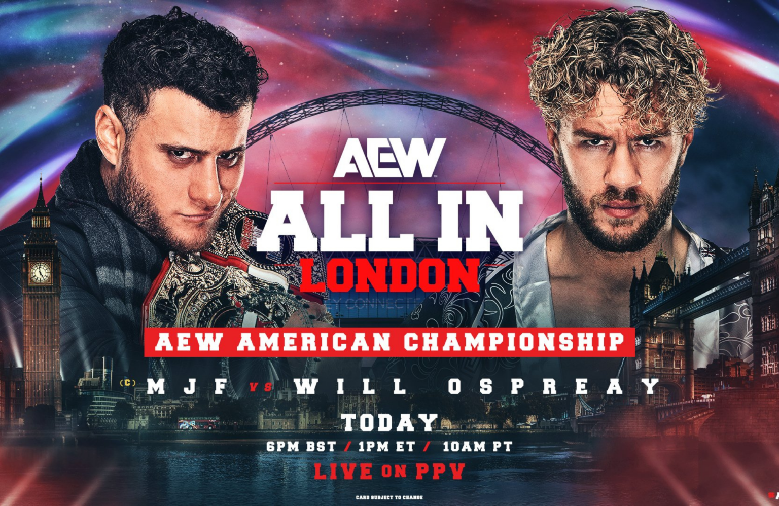 AEW All In 2024 Results & Winners Bryan Danielson wins AEW World