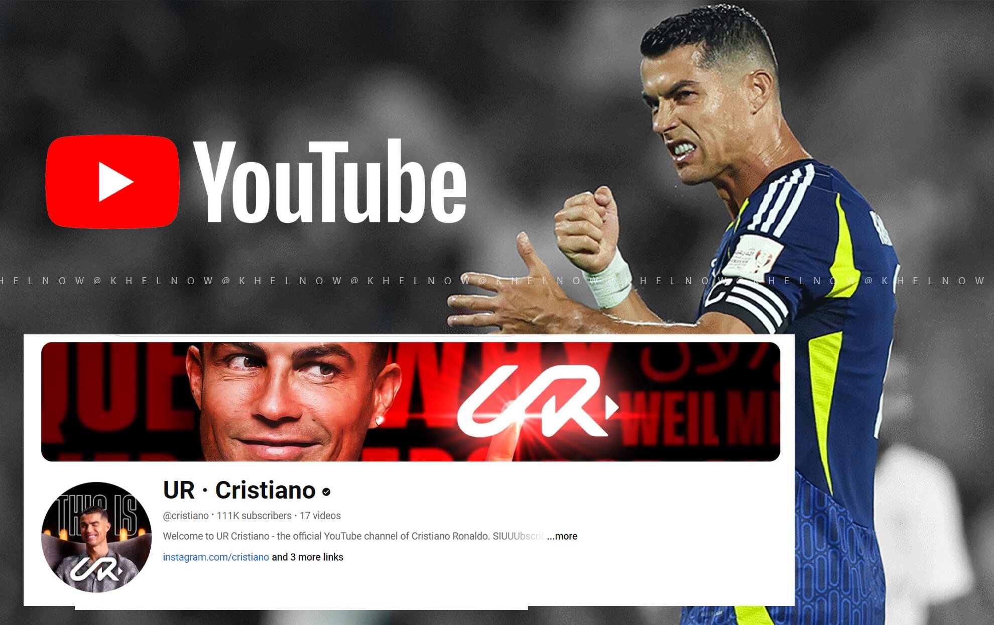 Cristiano Ronaldo picks favourite players in rapid fire YouTube quiz