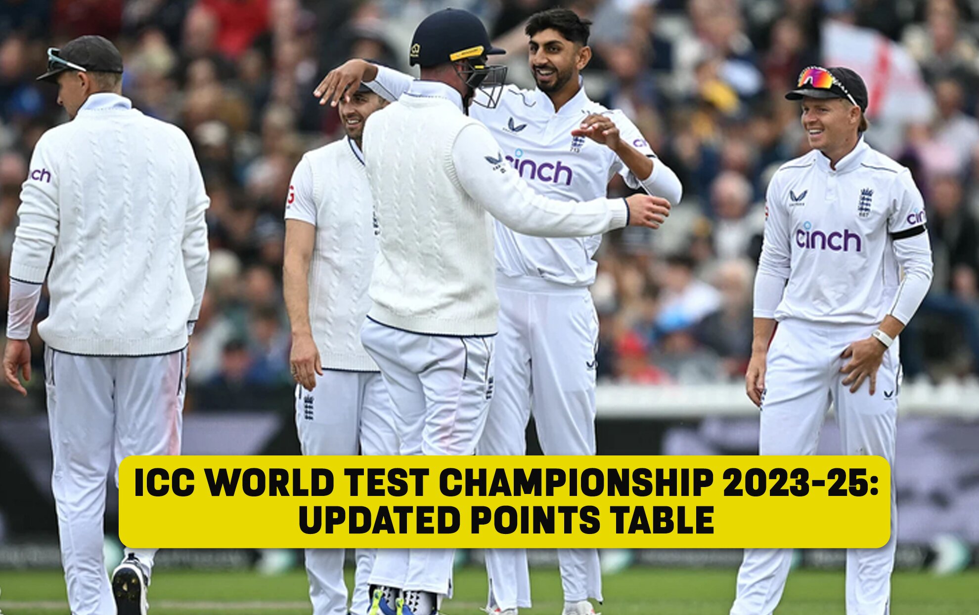 ICC World Test Championship 202325 Points Table after 1st test