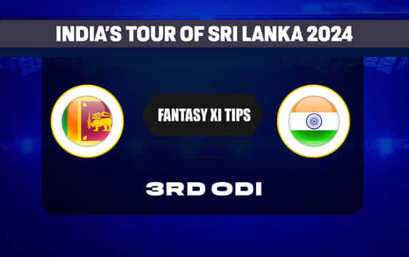 IND vs SL Dream11 Prediction, Dream11 Playing XI, Today Match 3rd ODI, India's tour of Sri Lanka 2024