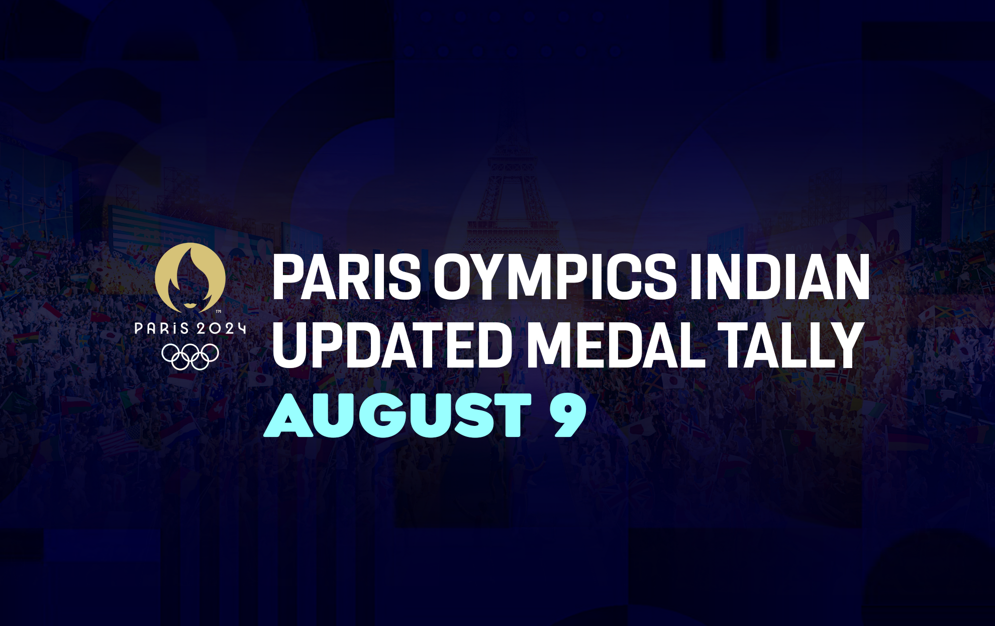 Paris Olympics 2024 India’s medal tally after Day 14, August 9