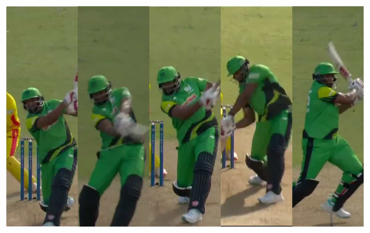 [Watch] Kieron Pollard still goes strong, smashes Rashid Khan for 5 consecutive sixes in The Hundred