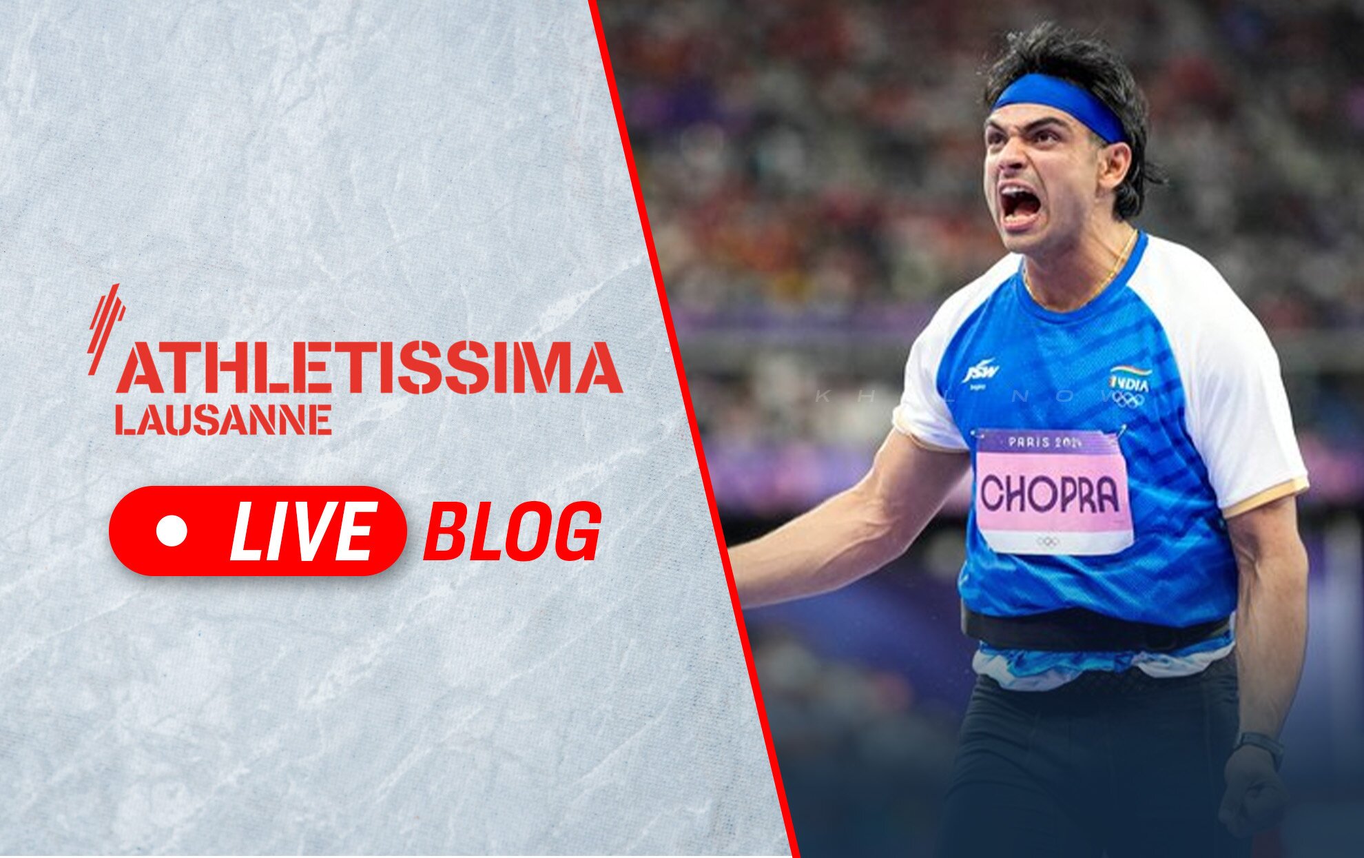 Actualizaciones en vivo de Lausanne Diamond League 2025 Neeraj Chopra