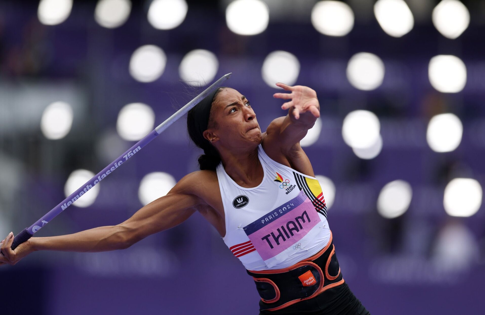 Paris Olympics 2024 Belgium's Nafissatou Thiam wins historic third