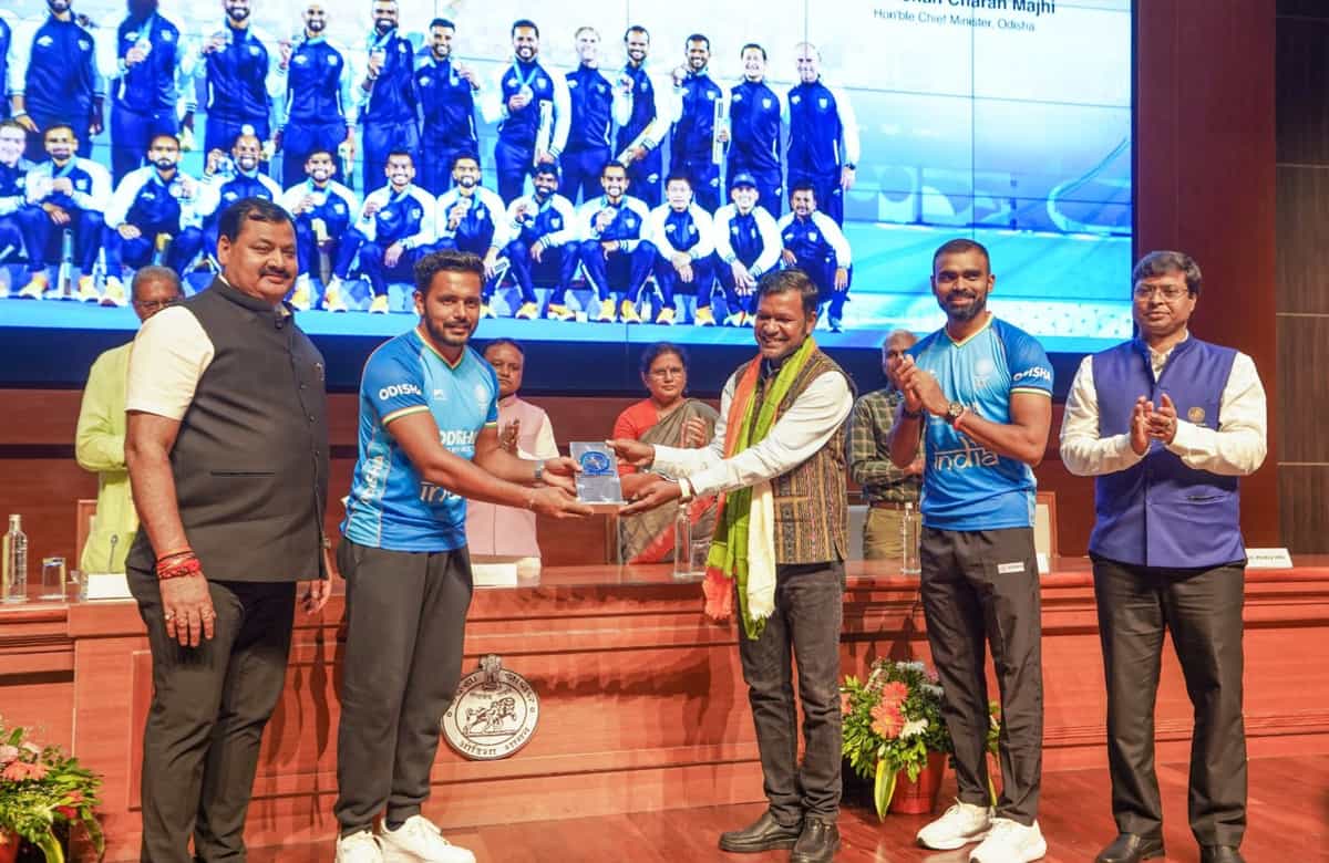 Odisha govt felicitates Indian hockey team with cash rewards for Paris Olympics bronze triumph