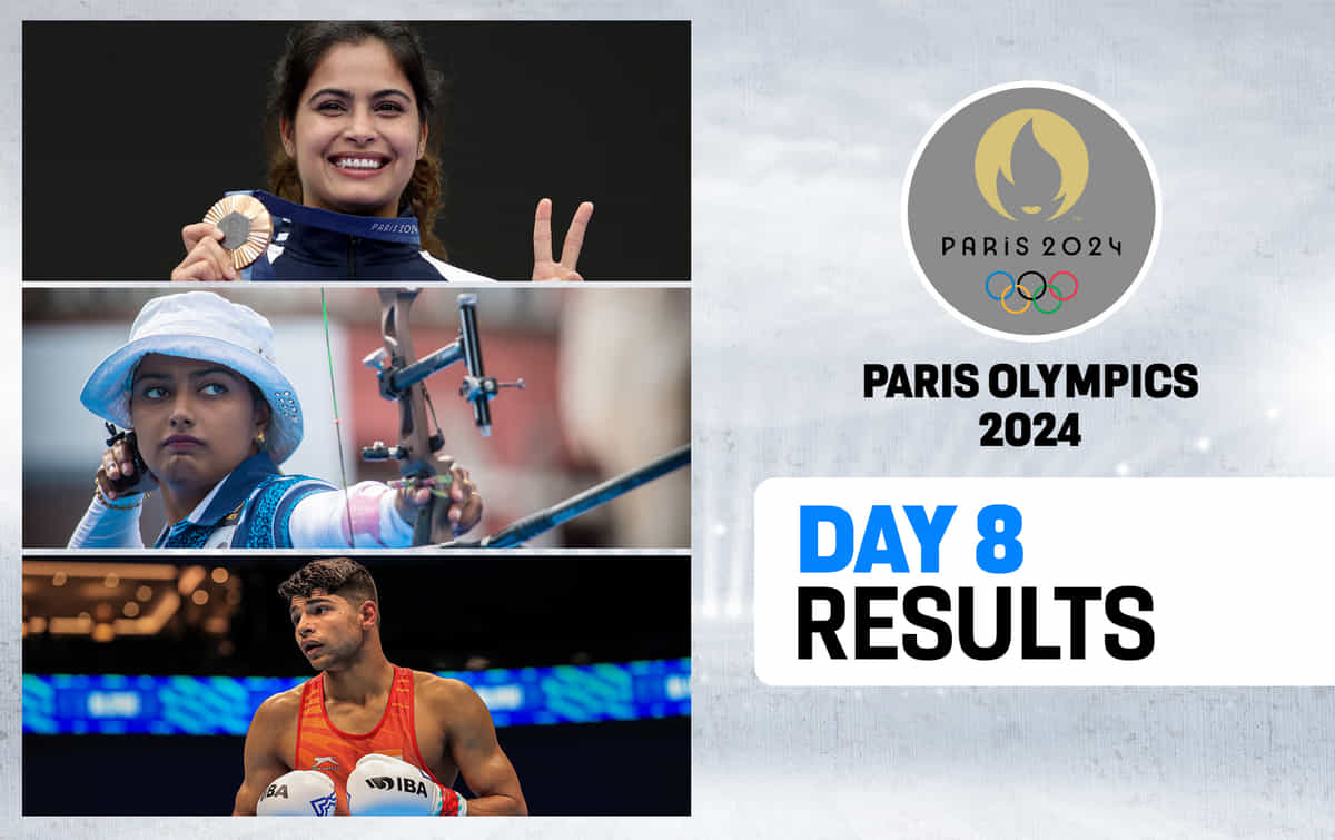 Paris Olympics 2024 Day 8 Results: Manu Bhaker finishes fourth in 25m pistol; Nishant Dev, Deepika Kumari out from quarterfinals