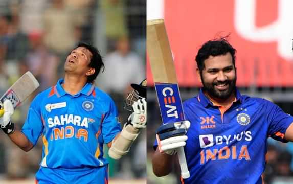 Top 5 batsmen with most ODI runs for India, Sachin Tendulkar, Rohit Sharma