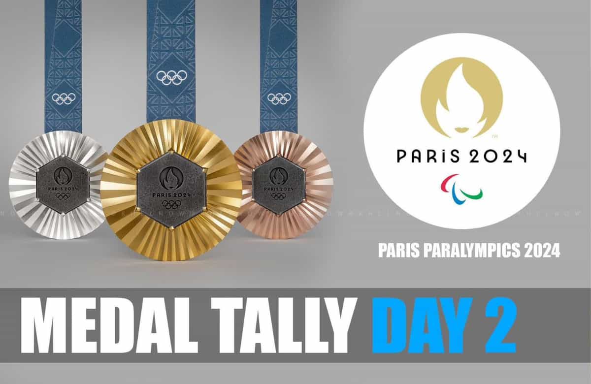 Paris Paralympics 2024: Updated medal tally after 30th August, Day 2