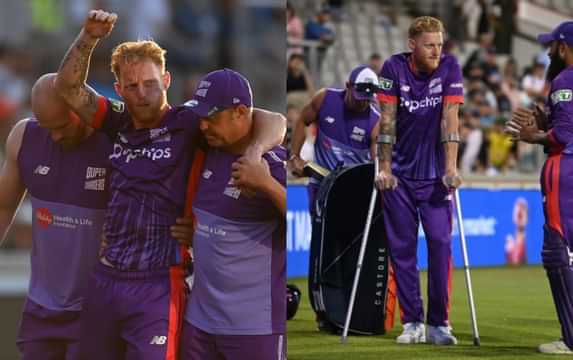 Ben Stokes suffers hamstring injury during The Hundred, in doubt for first test against Sri Lanka