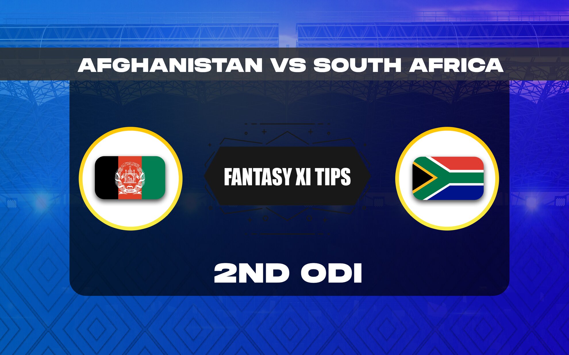 AFG vs SA Dream11 Prediction Today Match 2 Afghanistan v South Africa