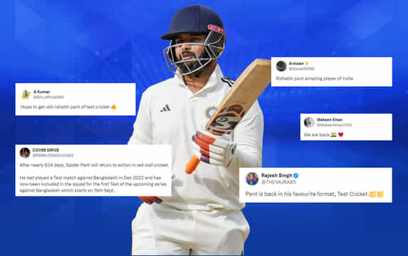 'Gabba hero is back...' Twitter goes gaga as Rishabh Pant returns to India's test squad for Bangladesh series