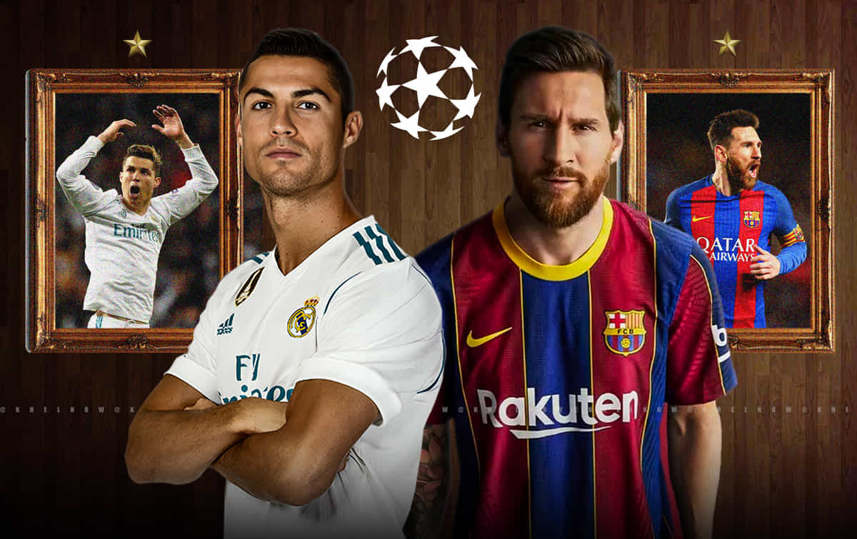 Cristiano Ronaldo vs Lionel Messi UEFA Champions League