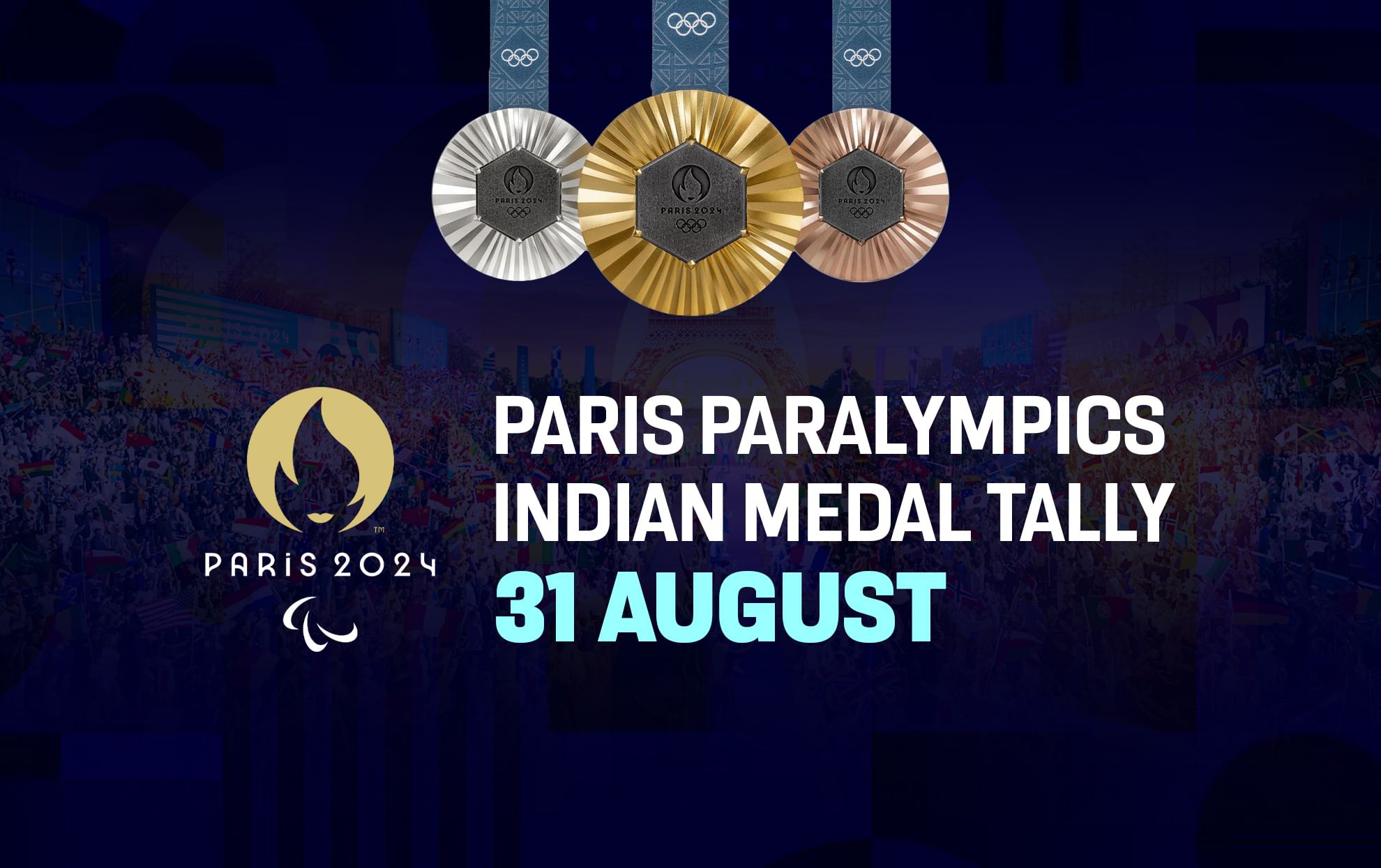 Paris Paralympics 2024 India’s medal tally after Day 3, August 31