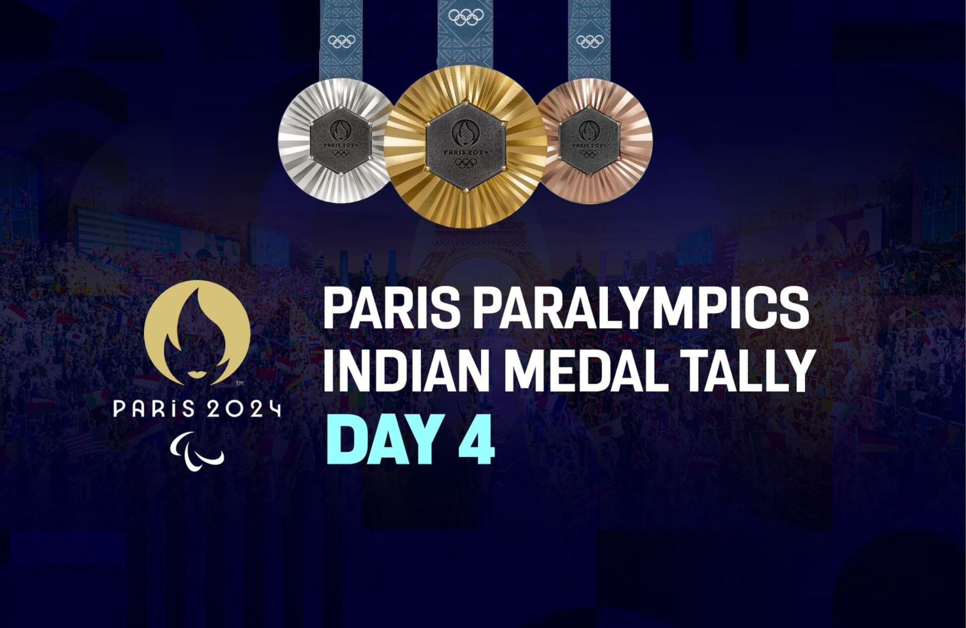 Paris Paralympics 2024 Updated medal tally after 1st September, Day 4