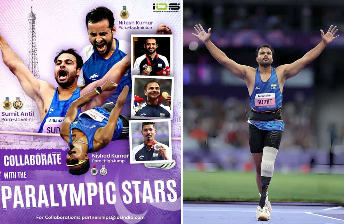 Paris Paralympics champions Sumit Antil, Nitesh Kumar join IOS Sports and Entertainment