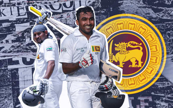 Top 5 Sri Lanka batsmen with most runs in test cricket