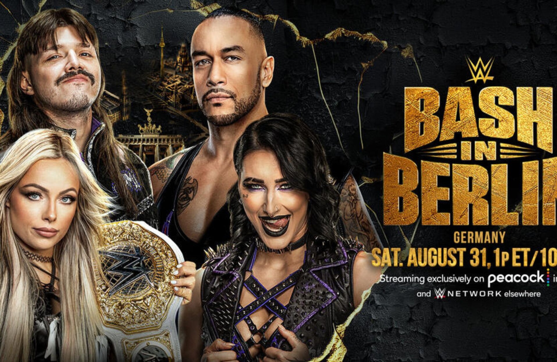 WWE Bash in Berlin 2024 Results Rhea Ripley & Damian Priest defeat Liv