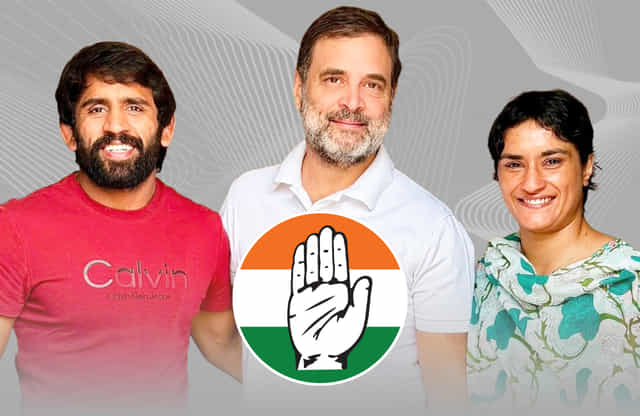 Vinesh Phogat, Bajrang Punia join Congress party ahead of Haryana elections 2024