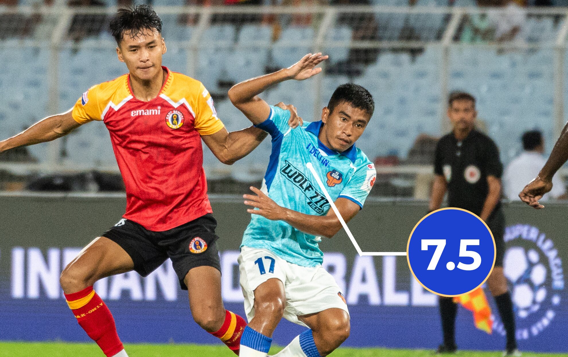 East Bengal vs FC Goa Player Ratings Boris Udanta impress but Jeakson Vishnu disappoint ISL 2024 25