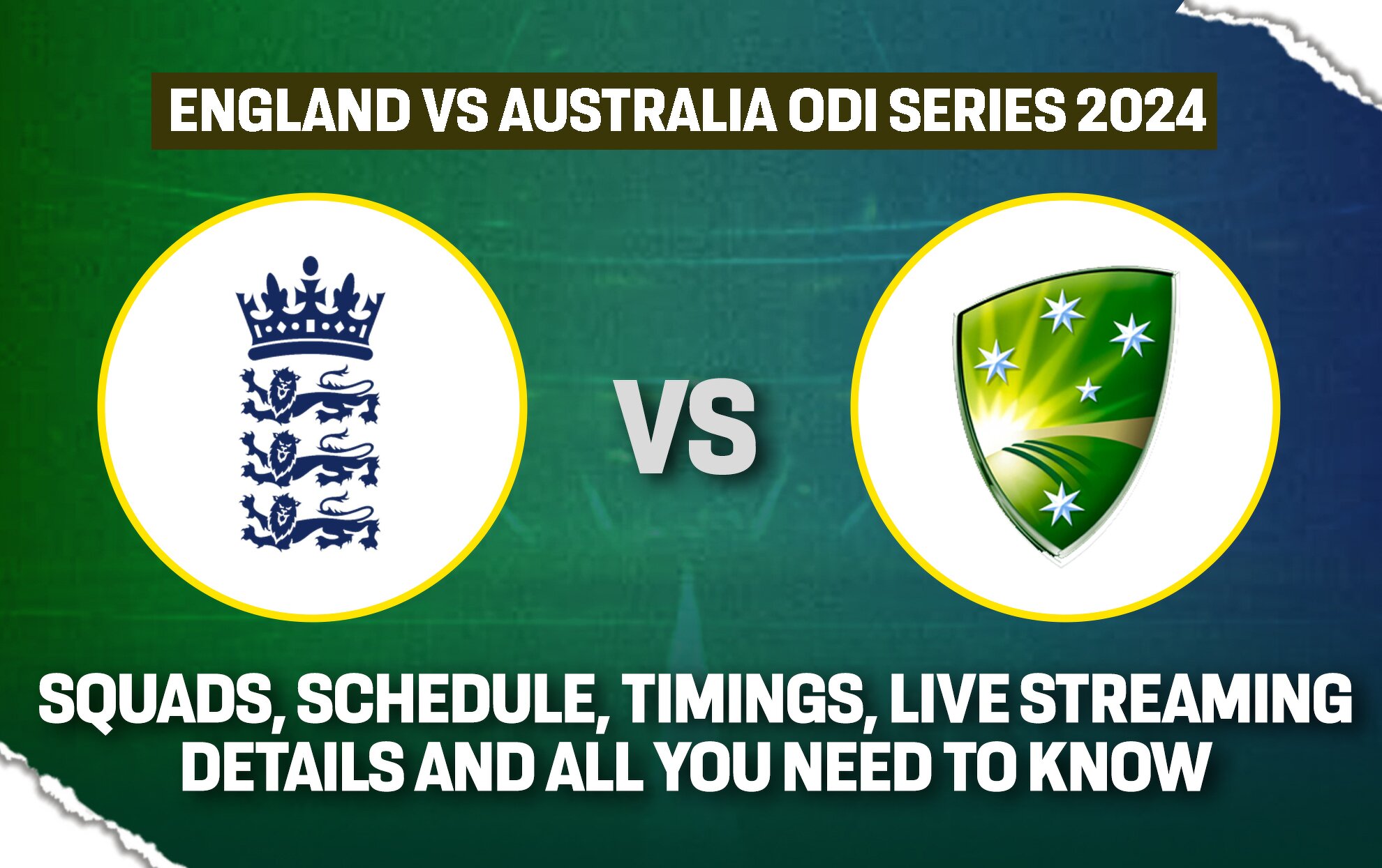 England vs Australia ODI series 2024 Squads, schedule, venues, dates