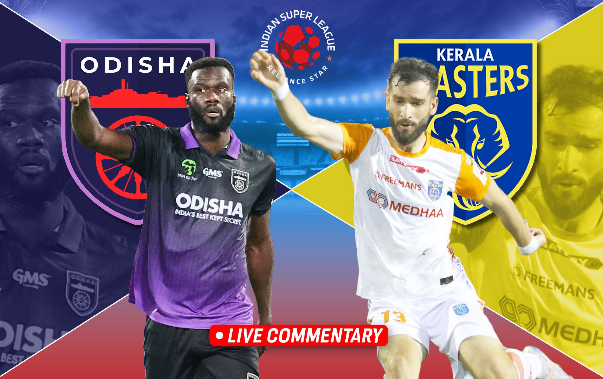 Isl live football today sale