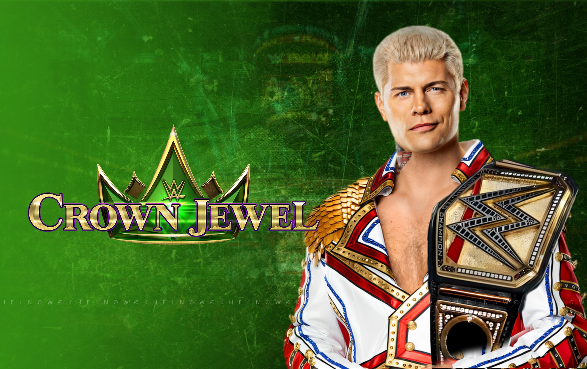 WWE revela cartel oficial de Crown Jewel 2024 - Navya Verma