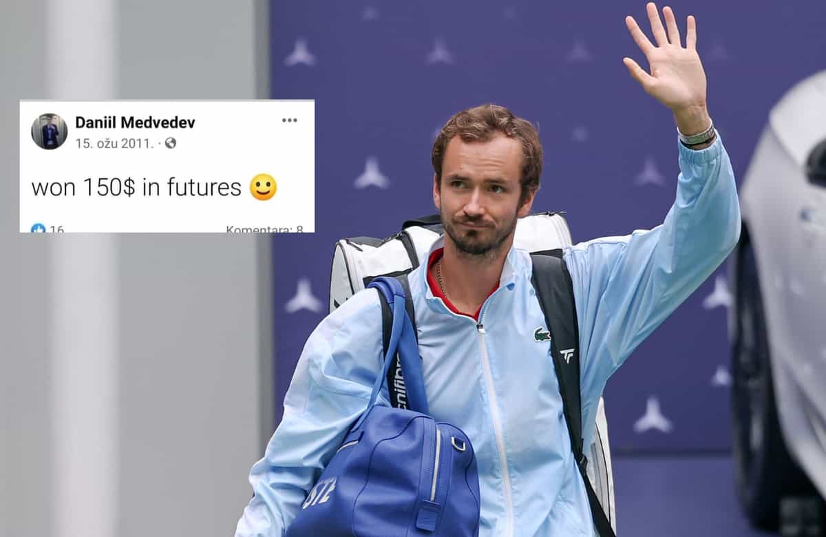 Daniil Medvedev's old post about earning $150 from ITF event goes viral after Russian stars collects $1.5 million for one match at Six Kings Slam