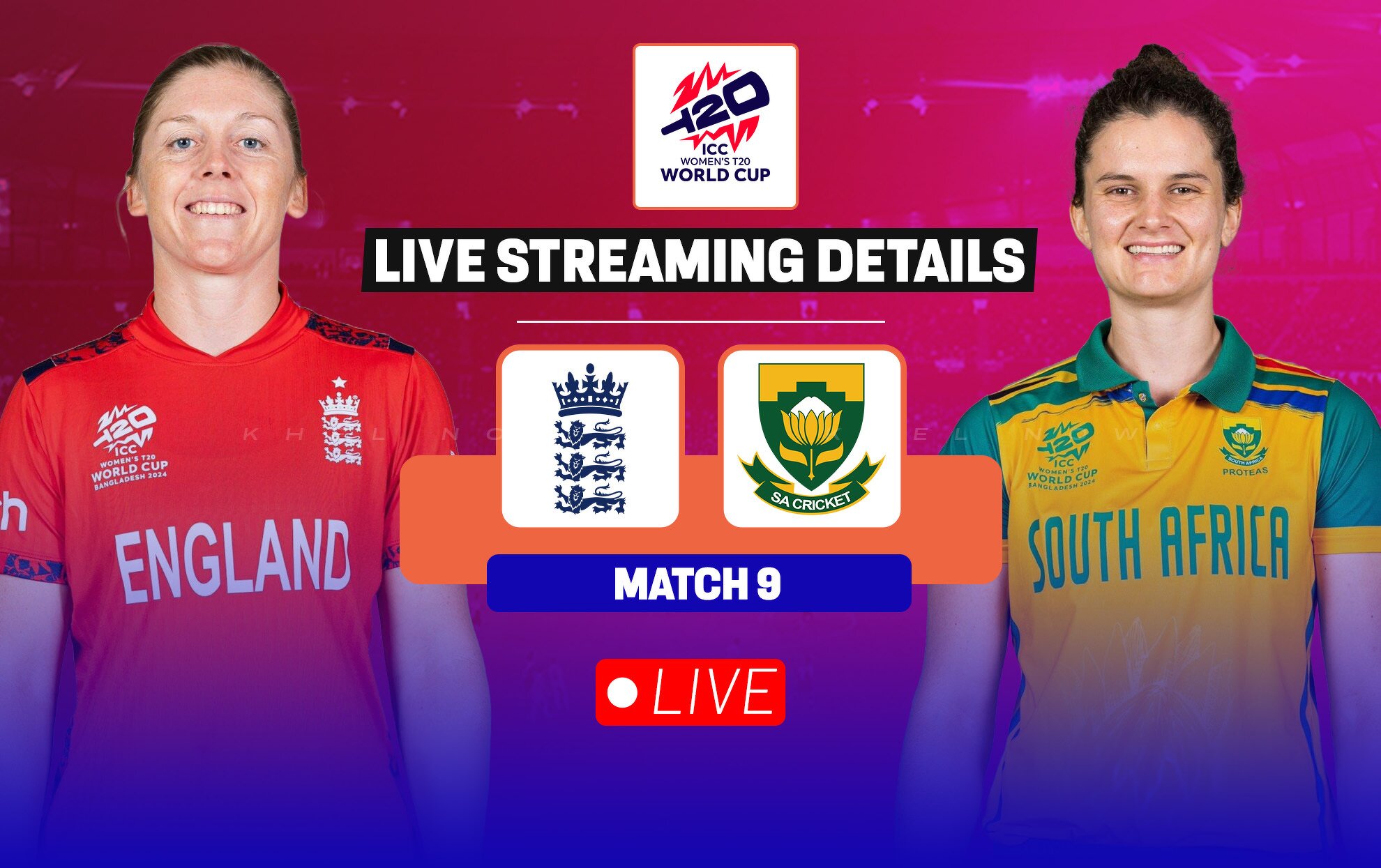 ENG vs SA Live streaming details, when and where to watch match 9 of