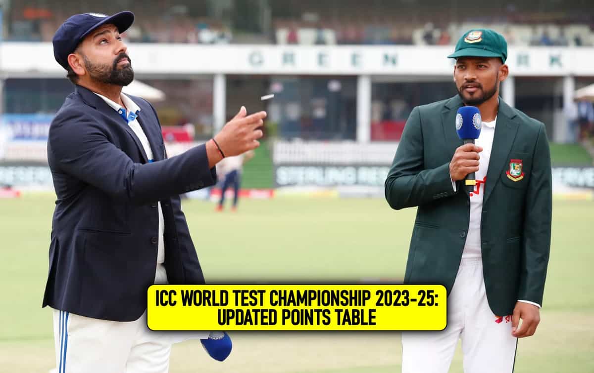 ICC World Test Championship 2023-25: Updated points table after 2nd IND vs BAN test 2024