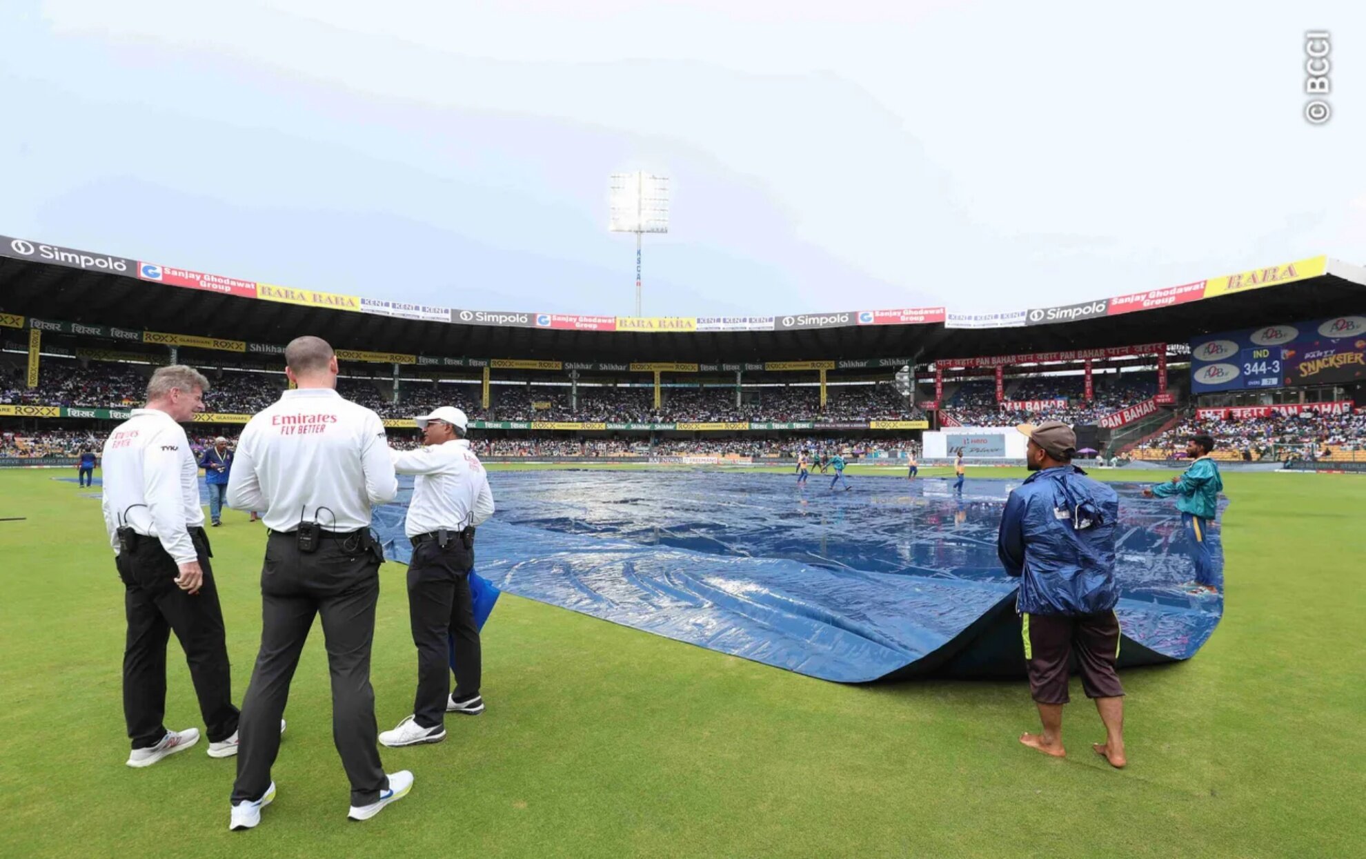 IND vs NZ Bengaluru weather forecast for day 5 of 1st test (Sunday, 20