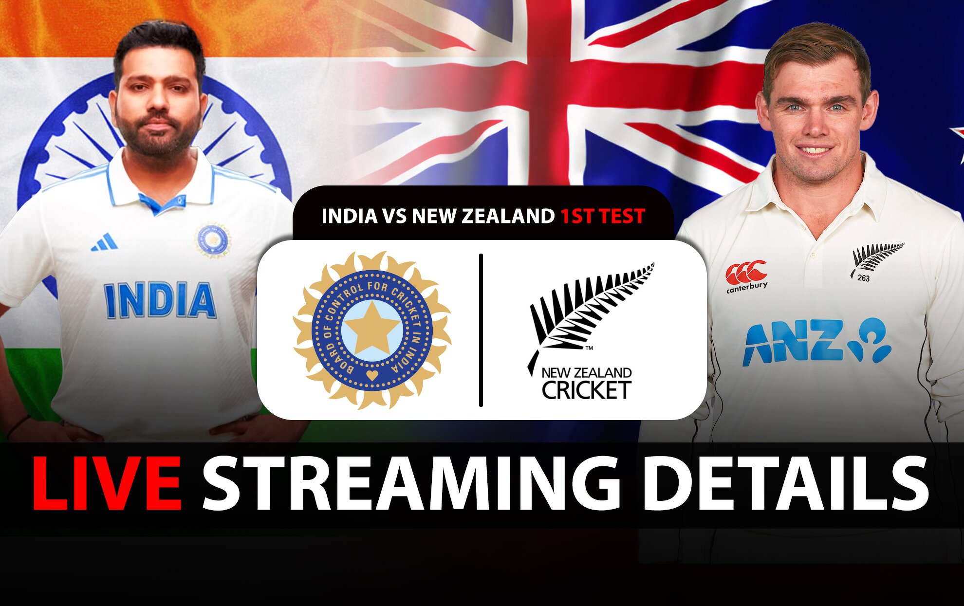 IND vs NZ Live streaming details when and where to watch 1st test of New Zealand s tour of India 2024